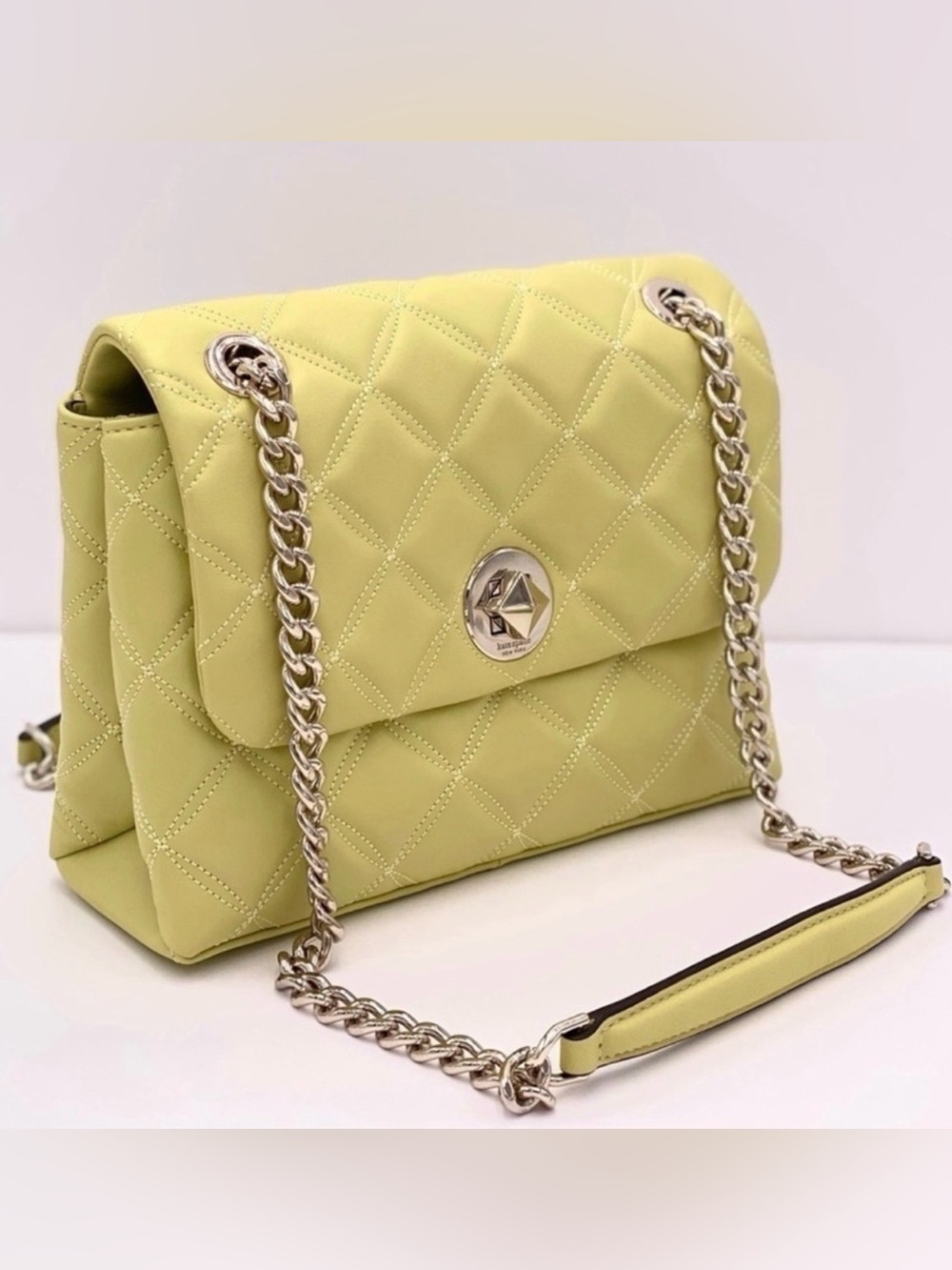 KATE SPADE♠️New York 💚Natalia💚QUILTED SMALL FLAP CONVERTIBLE BAG 🌟EUC🌟